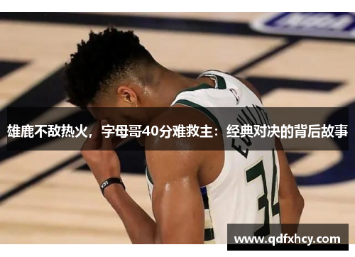雄鹿不敌热火，字母哥40分难救主：经典对决的背后故事
